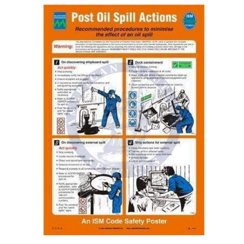 Poster - Post Oil Spill Actions