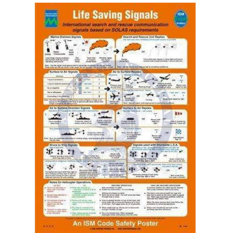 Poster - SOLAS Life Saving Signals and Rescue Methods - SOLAS 1