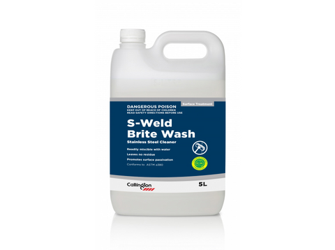 Callington S-WELD BRITE WASH - STAINLESS STEEL & CARBON STEEL CLEANER & CORROSION REMOVER