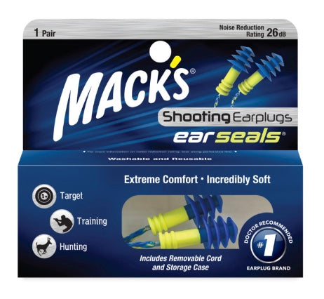 Shooters Soft Flanged Earplugs - Ear Seals®  - 1-pair Box
