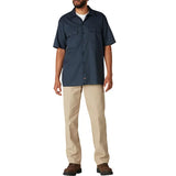 Genuine Dickies - Men's FLEX Short Sleeve Work Shirt, Temp Control Cooling