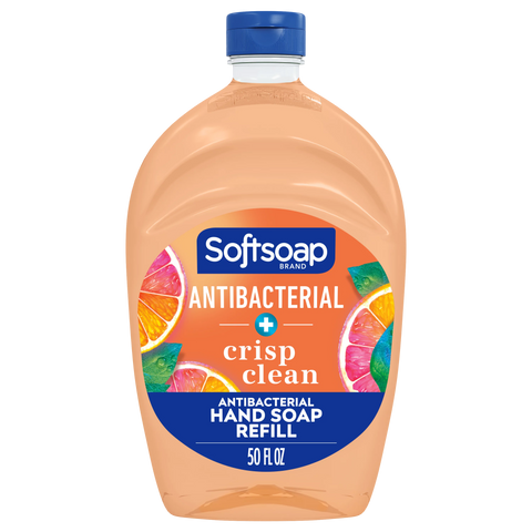 Softsoap - Antibacterial Liquid Hand Soap Refill, Crisp Clean, 50 oz
