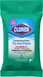 Clorox - Disinfecting Wipes, To-Go Pack (Fresh Scent) , 2.1oz