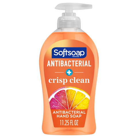 Softsoap - Antibacterial Liquid Hand Soap, Crisp Clean, 11.25 fl oz
