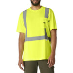 Genuine Dickies - Men's Hi-Vis Short Sleeve Safety Tee with 3M™ Scotchlite™ Reflective Taping