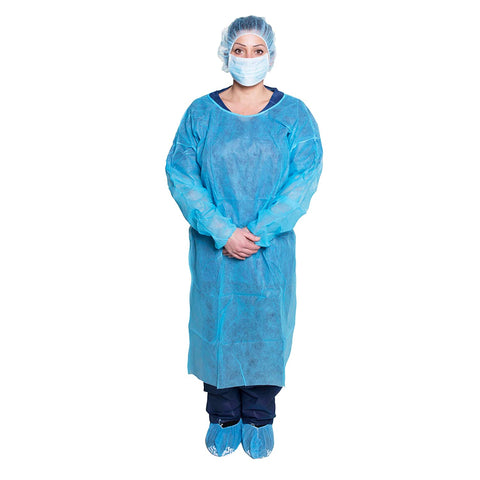 Dukal Isolation Gown, Non-Sterile