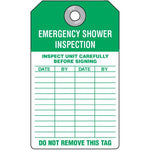 Safety Shower Inspection Tag