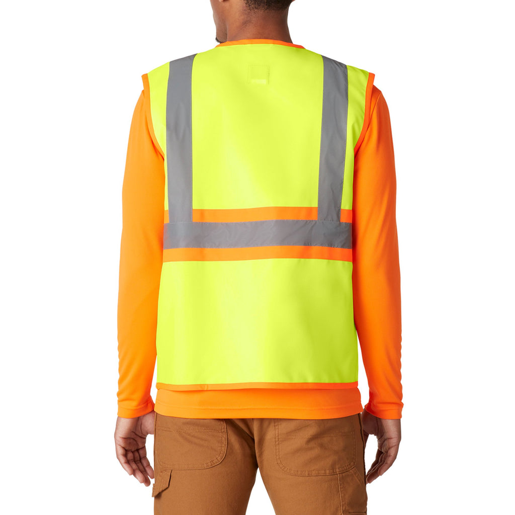 Genuine Dickies - Safety Vest, Hi-Vis Synthetic Vest, 3M