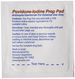 Dynarex Povidone-Iodine Prep Pads, Medium, 100 ea