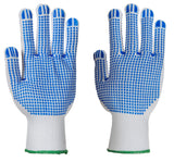 A113 - Polka Dot Plus Glove White/Blue
