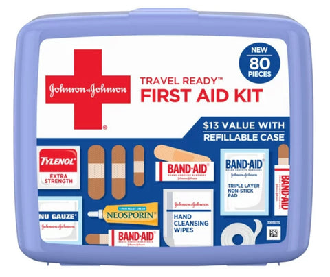 Johnson & Johnson - Travel Ready First Aid Kit