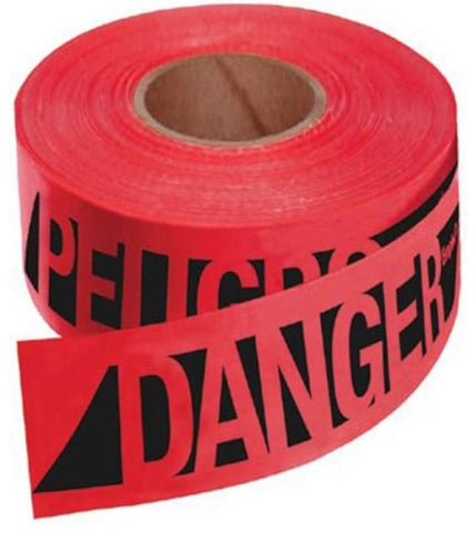 PRESCO Reinforced Danger/Peligro Barricade Tape