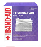 BAND AID - Cushion Care Gauze Pads
