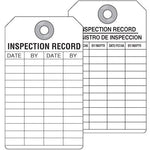 Seton - Inspection Record White Tag, Each
