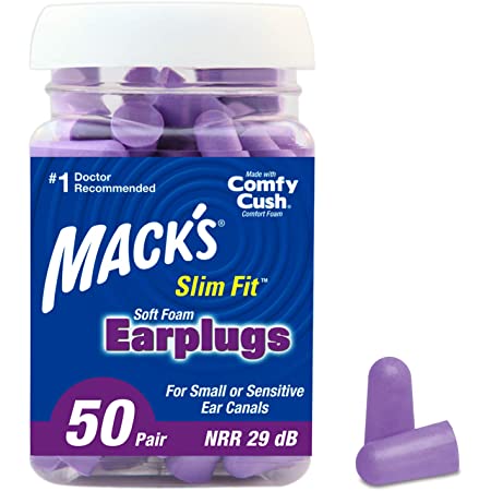 Mack's Slim Fit™ Soft Foam Ear Plugs - 50 Pair